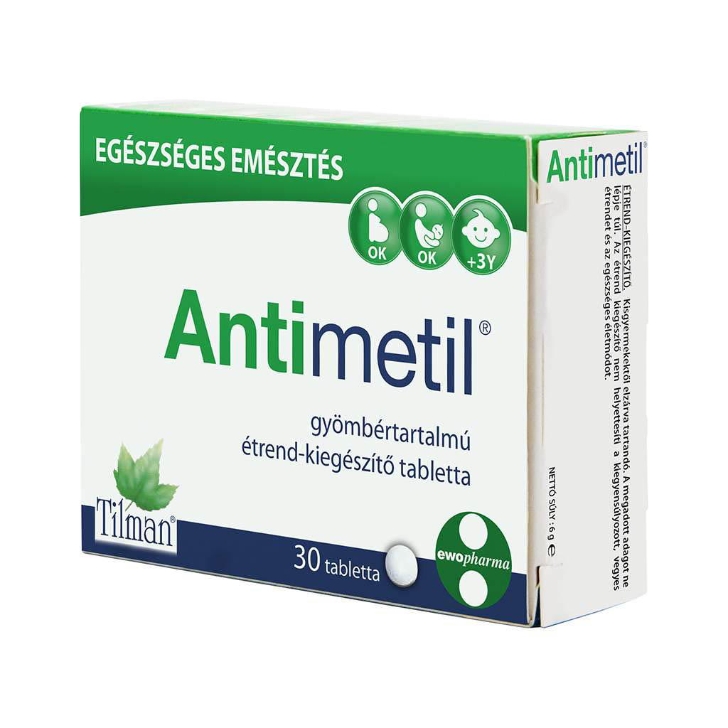 antimetil gyömbér tartalmú tabletta