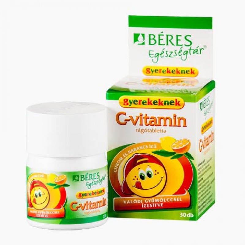 C vitamin rágótabletta gyermeknek
